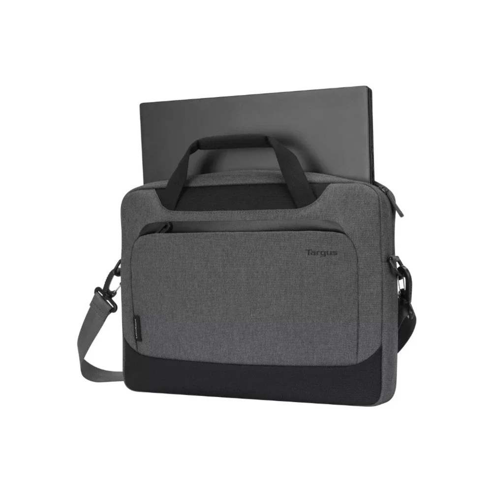 Targus 14 Cypress Slim Briefcase EcoSmart Gray Laptop Bag TBS920GL